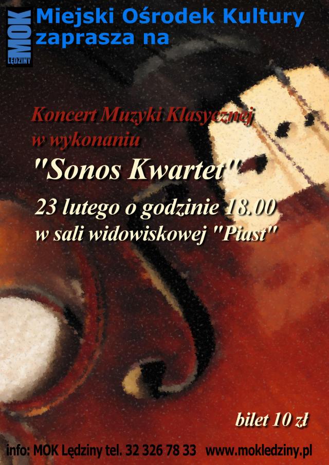 Koncert „Sonos Kwartet”